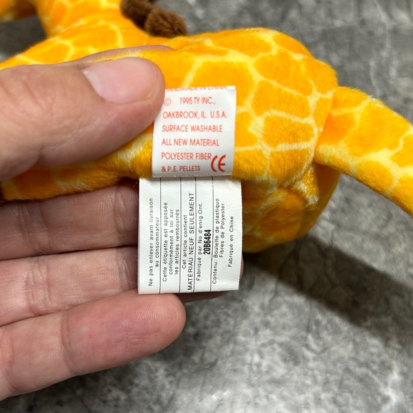 TY Beanie Babies: Twigs the Giraffe 1995 - Picture 7 of 7